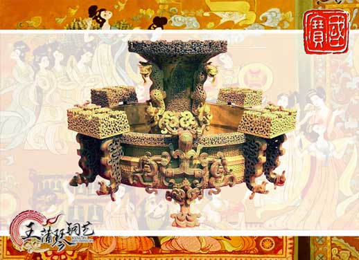 銅尊盤，曾侯乙尊盤，國寶級文物之一